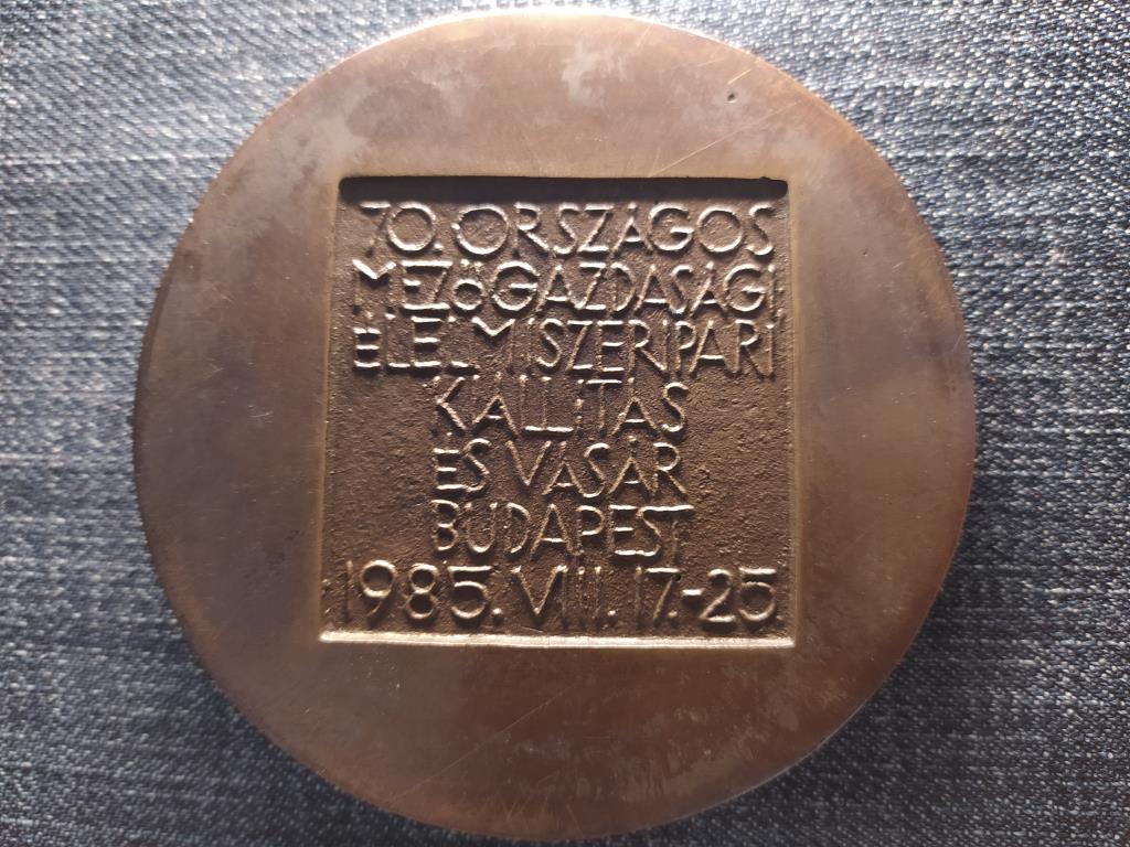 OM&Eacute;K Mezőgazdas&aacute;gi &eacute;s &Eacute;lelmiszeripari Ki&aacute;ll&iacute;t&aacute;s Budapest bronz &eacute;rem