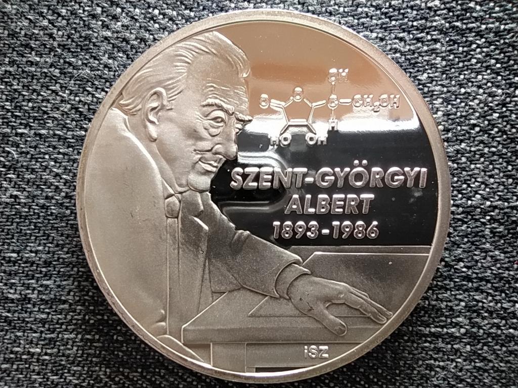 Nagy Magyarok Szent-Gy&ouml;rgyi Albert ez&uuml;st&ouml;z&ouml;tt r&eacute;z &eacute;rem
