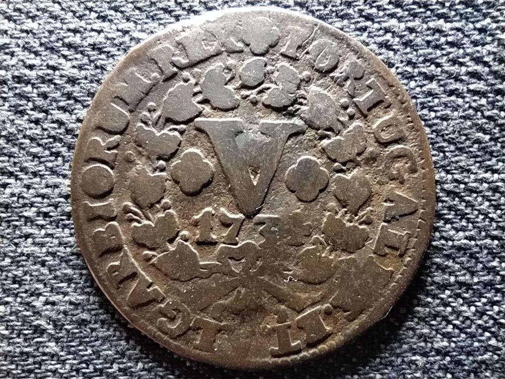 Portug&aacute;lia V. J&aacute;nos (1706-1750) 5 reis