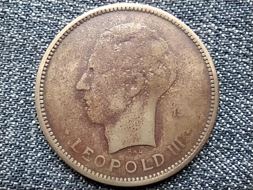 Belga-Kong&oacute; (Zaire) III. Lip&oacute;t (1934-1951) 5 frank