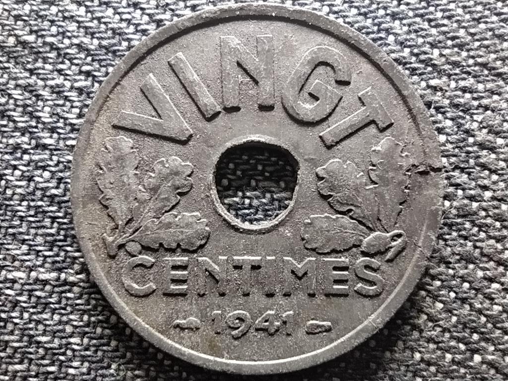 Franciaorsz&aacute;g Vichy Francia &Aacute;llam (1940-1944) 20 Centimes