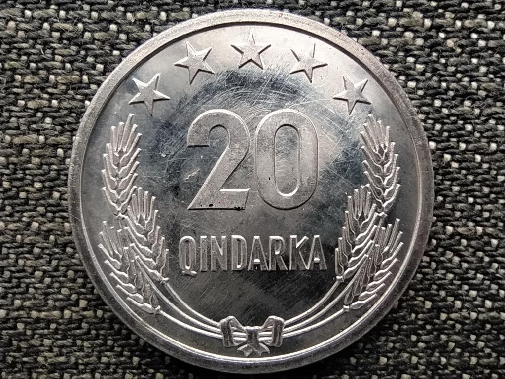 Alb&aacute;nia 25 &eacute;ves a felszabadul&aacute;s 20 Qindarka