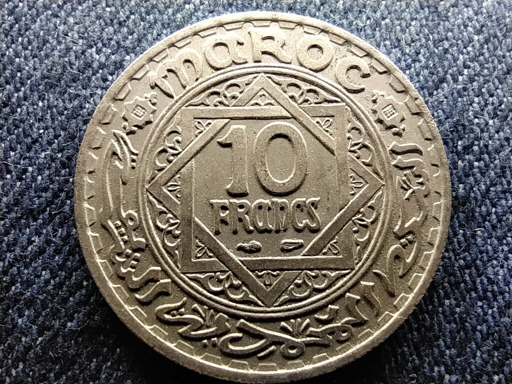 Marokk&oacute; V. Mohammed (1927-1961) 10 frank