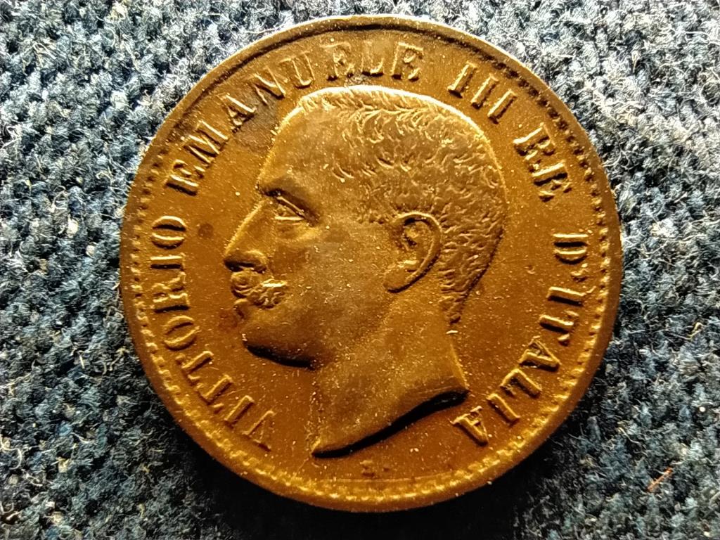 Olaszorsz&aacute;g III. Viktor Em&aacute;nuel (1900-1946) 1 Centesimi