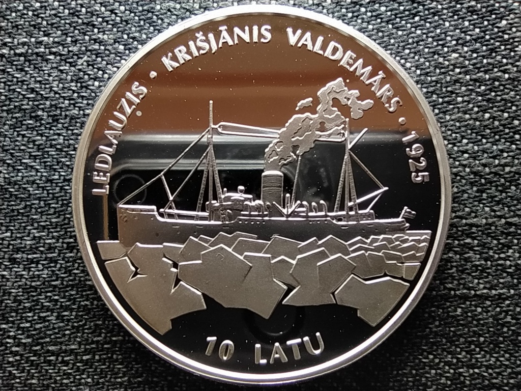 Lettorsz&aacute;g Icebreaker Krisjanis Valdemars .925 ez&uuml;st 10 lat