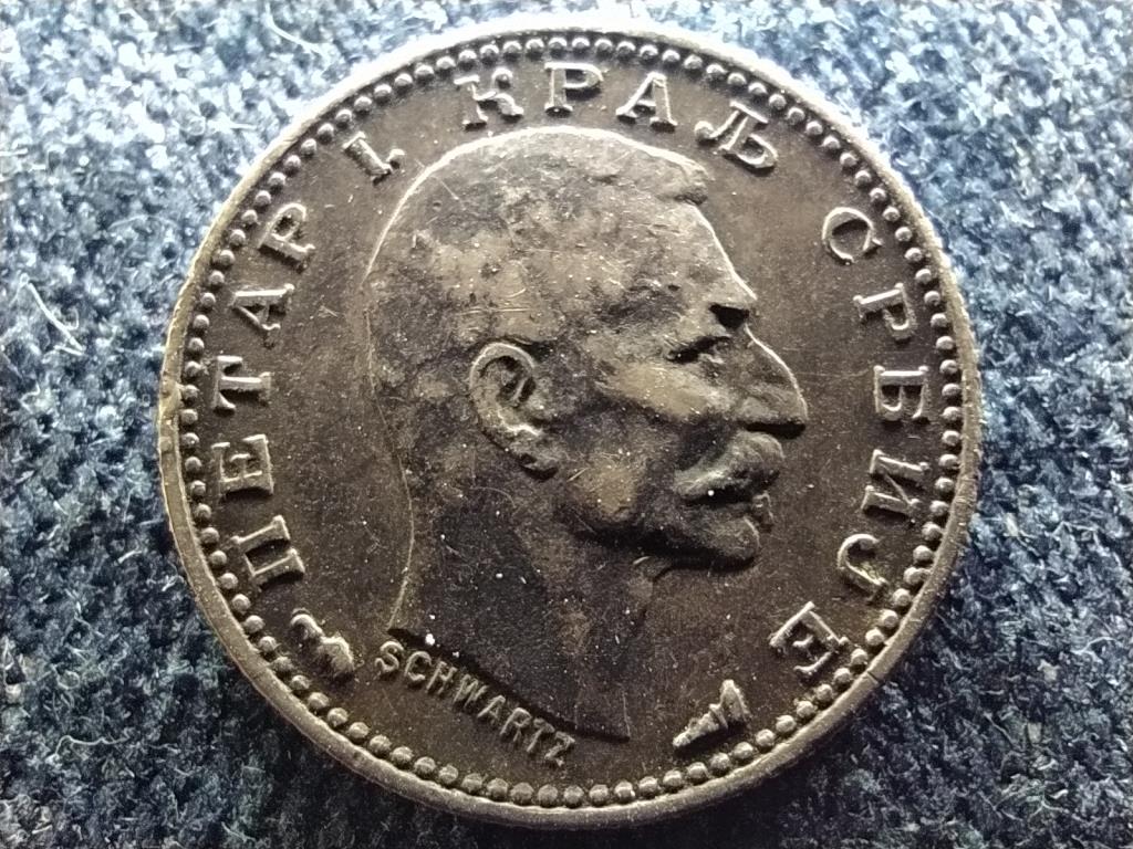 Szerbia I. P&eacute;ter (1903-1918) .835 ez&uuml;st 50 Para