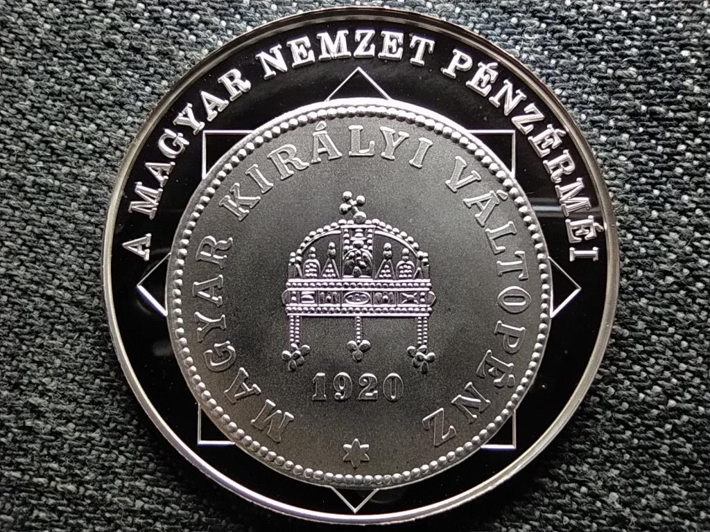 A magyar nemzet p&eacute;nz&eacute;rm&eacute;i Az utols&oacute; k&ouml;rm&ouml;cb&aacute;nyai veret 1920-1926 .999 ez&uuml;st