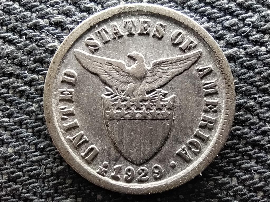 F&uuml;l&ouml;p-szigetek USA fennhat&oacute;s&aacute;g (1901-1935) .750 ez&uuml;st 10 centavo