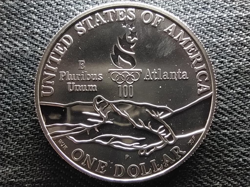 USA Centen&aacute;riumi Olimpiai J&aacute;t&eacute;kok Atlanta Paraolimpia .900 ez&uuml;st 1 Doll&aacute;r
