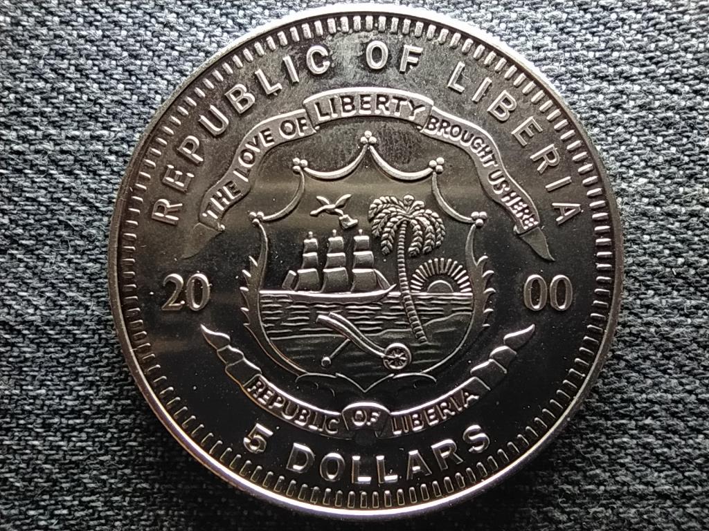 Lib&eacute;ria Vil&aacute;g&ouml;r&ouml;ks&eacute;g K&ouml;lni sz&eacute;kesegyh&aacute;z 5 Doll&aacute;r