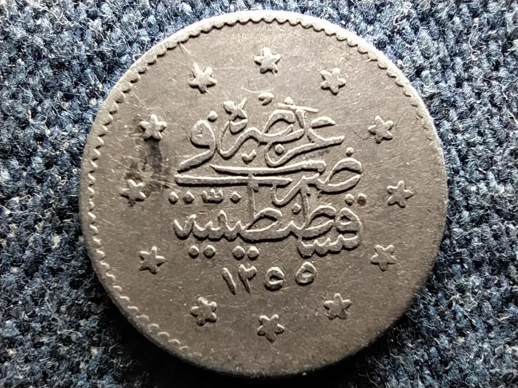 Oszm&aacute;n Birodalom I. Abdul-Medzsid (1839-1861) .830 ez&uuml;st 1 kurus 1255