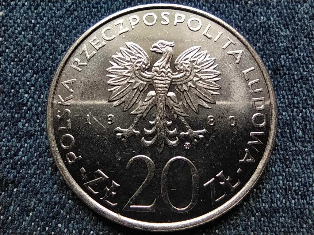 Lengyelorsz&aacute;g Moszkvai Olimpia 1980 20 Zloty