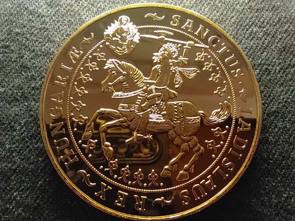 Magyar arany&oacute;ri&aacute;sok Szent L&aacute;szl&oacute; 100 pengő 1929 ut&aacute;nveret