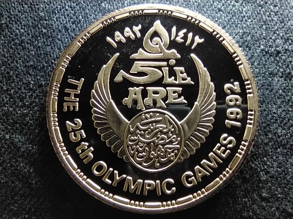 Egyiptom Ny&aacute;ri olimpia Barcelona gyeplabda .720 ez&uuml;st 5 Font