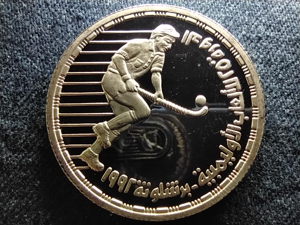 Egyiptom Ny&aacute;ri olimpia Barcelona gyeplabda .720 ez&uuml;st 5 Font