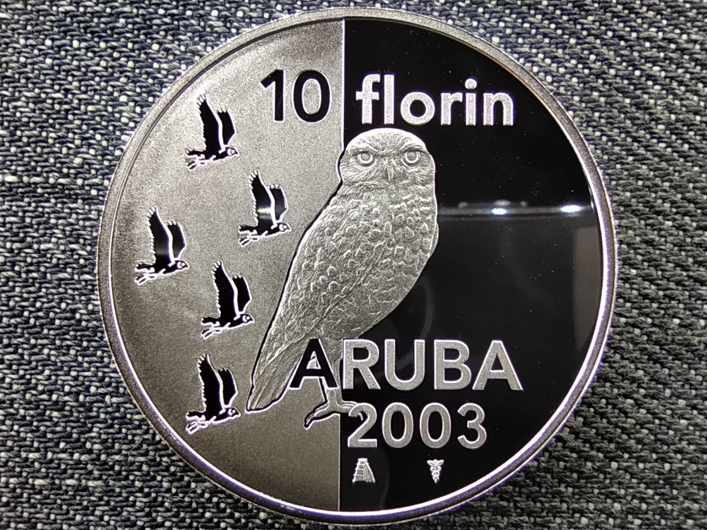 Aruba Bagoly .925 ez&uuml;st 10 florin