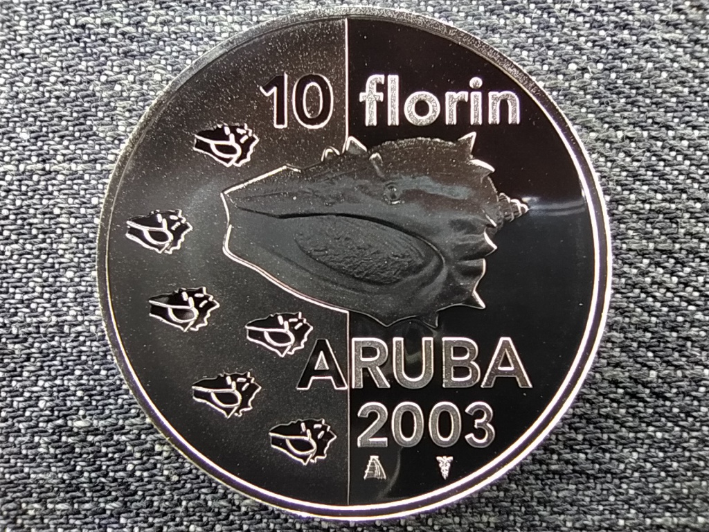 Aruba Kagyl&oacute; .925 ez&uuml;st 10 florin