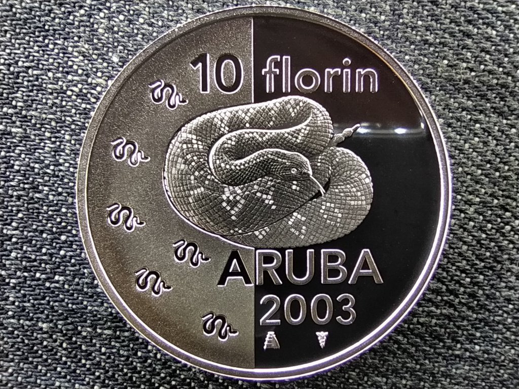 Aruba Cs&ouml;rgők&iacute;gy&oacute; .925 ez&uuml;st 10 florin