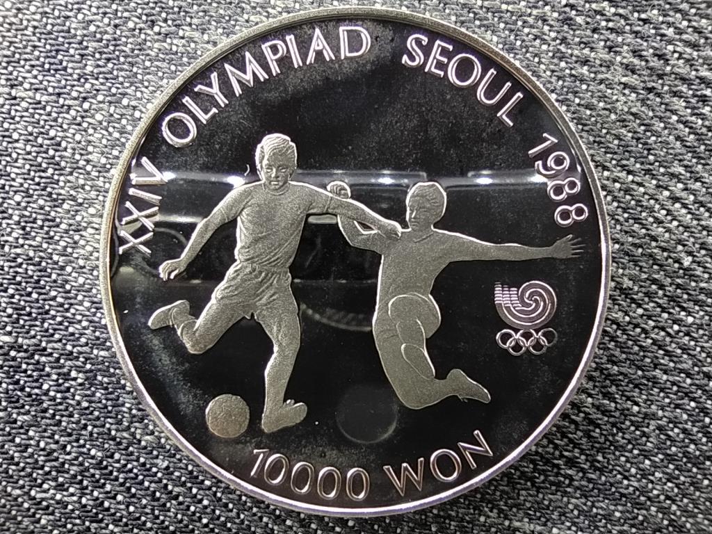 D&eacute;l-Korea Olimpiai J&aacute;t&eacute;kok Sz&ouml;ulban 1988 Futball .925 ez&uuml;st 10000 won