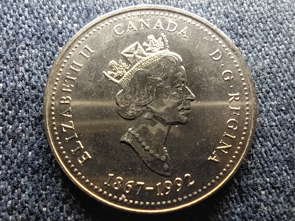 Kanada 125 &eacute;ves az &Aacute;llamsz&ouml;vets&eacute;g &Eacute;szaknyugati Ter&uuml;letek 25 Cent