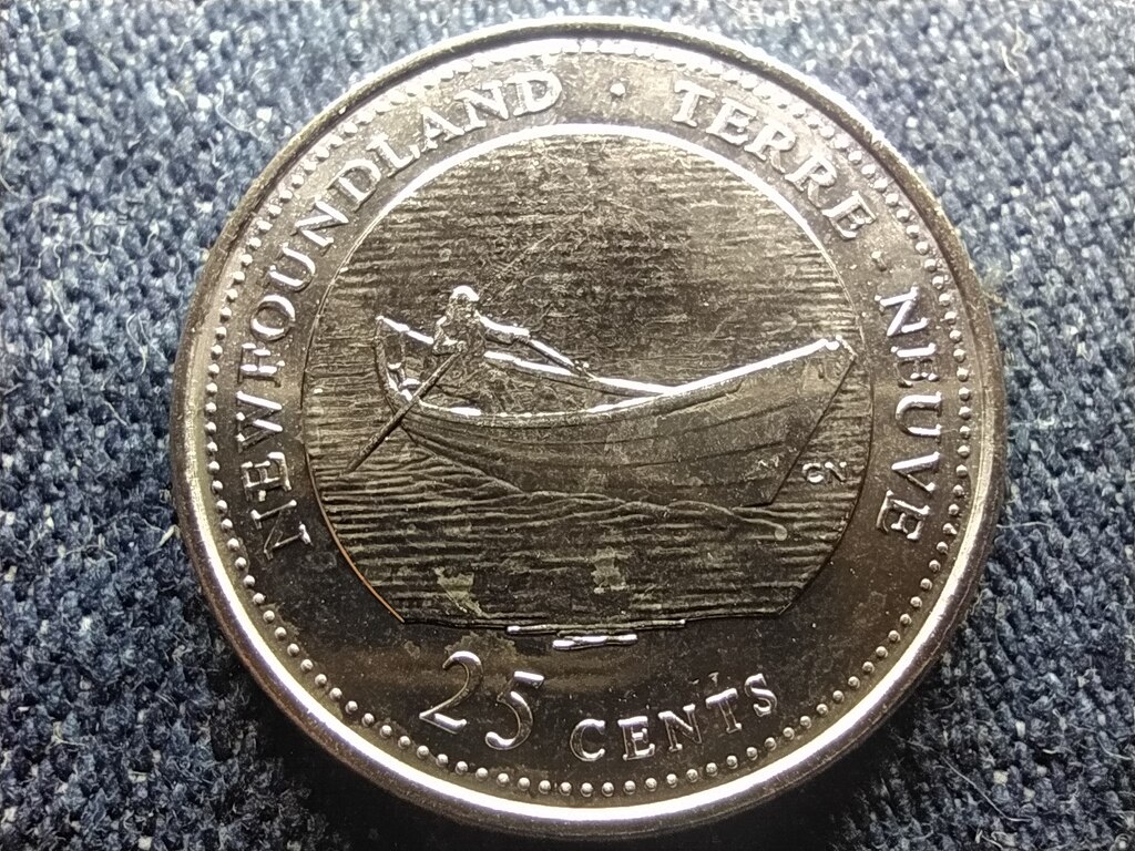 Kanada 125 &eacute;ves az &Aacute;llamsz&ouml;vets&eacute;g &Uacute;j-Fundland 25 Cent