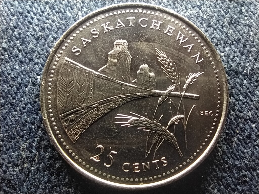 Kanada 125 &eacute;ves az &Aacute;llamsz&ouml;vets&eacute;g Saskatchewan 25 Cent