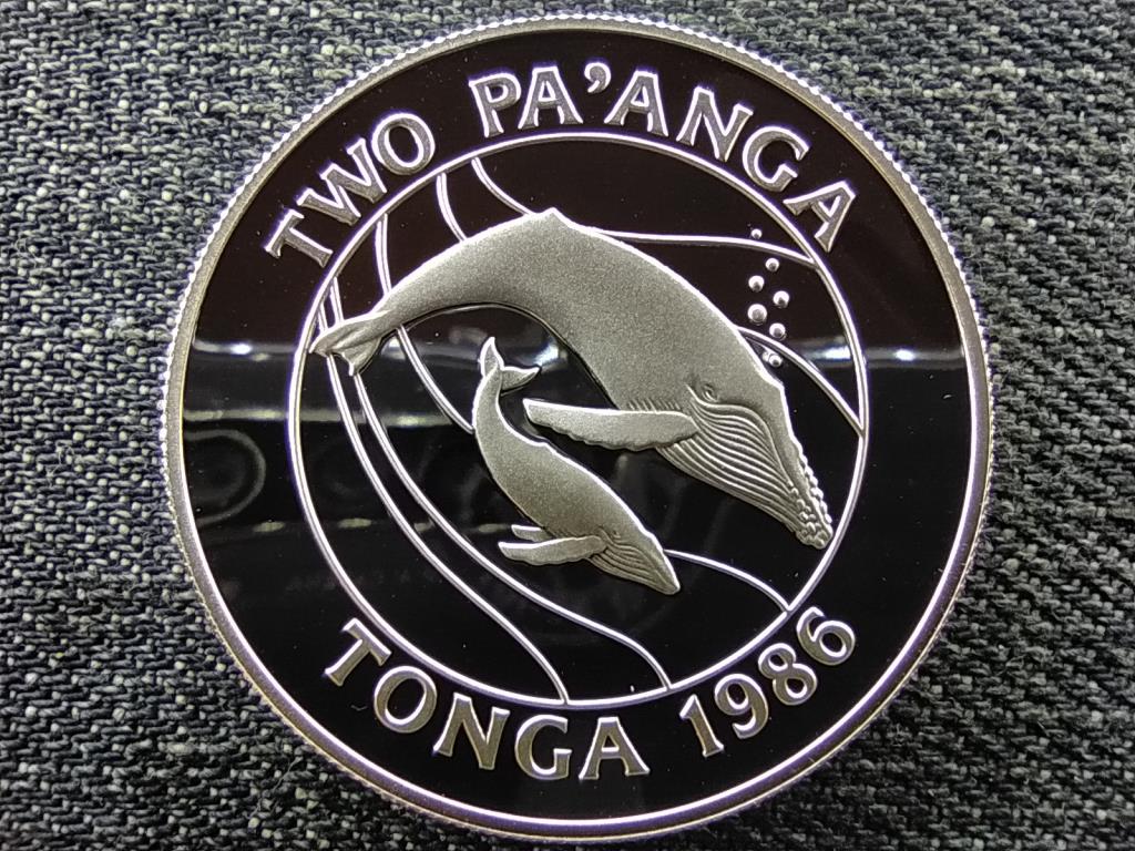 Tonga 25 &eacute;ves a Term&eacute;szetv&eacute;delmi Vil&aacute;galap .925 ez&uuml;st 2 paanga