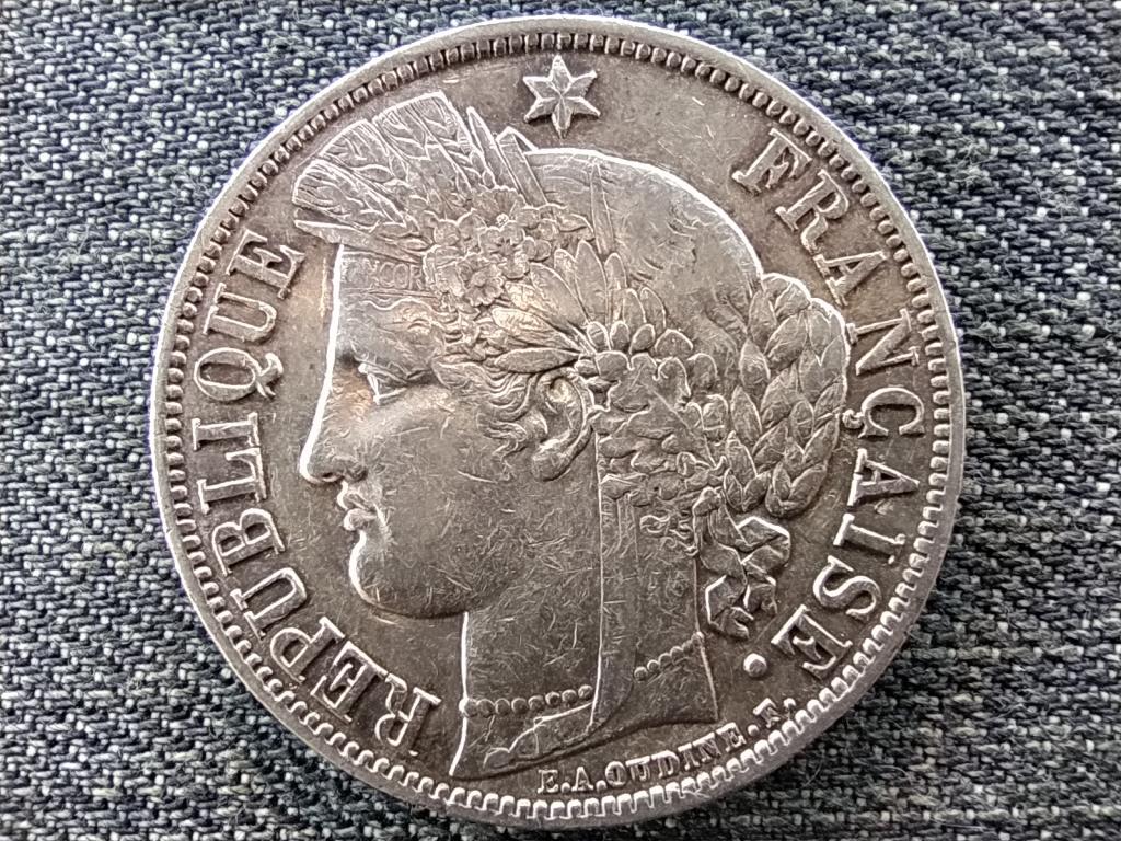 Franciaorsz&aacute;g Harmadik K&ouml;zt&aacute;rsas&aacute;g (1870-1940) .900 ez&uuml;st 5 frank
