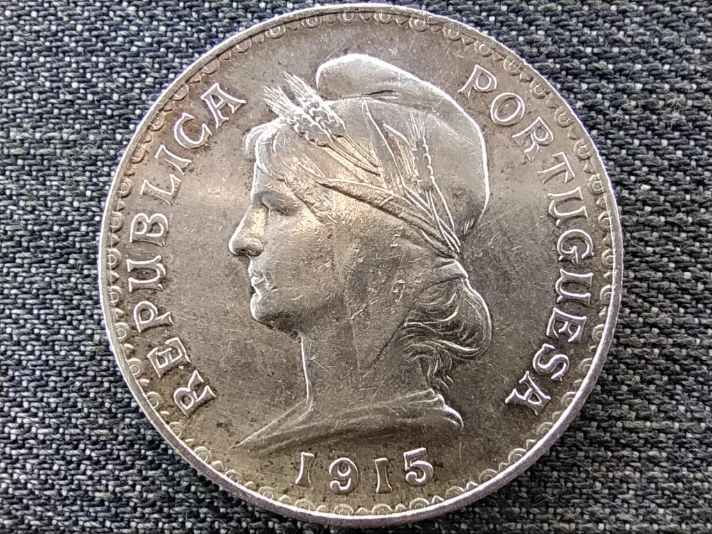 Portug&aacute;lia Első k&ouml;zt&aacute;rsas&aacute;g (1910-1926) .835 ez&uuml;st 1 Escudo
