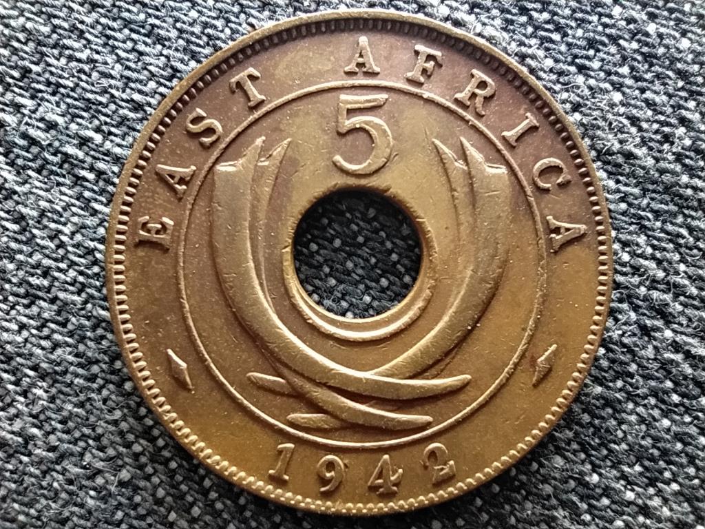 Brit-Kelet-Afrika VI. Gy&ouml;rgy (1936-1952) 5 cent