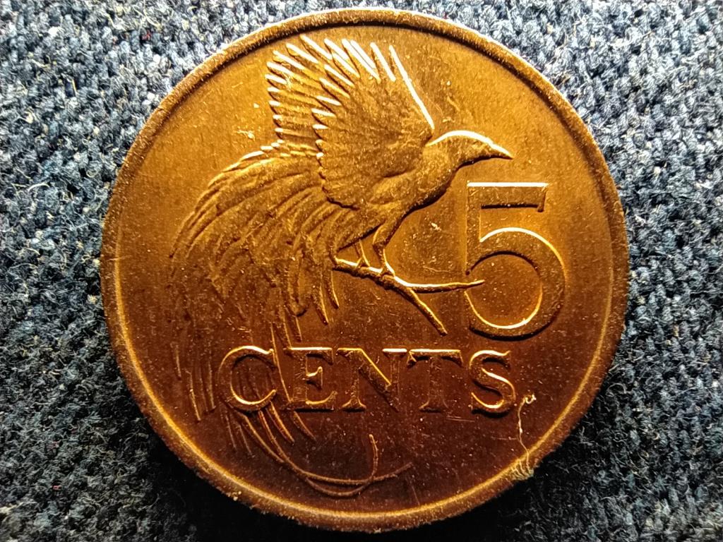 Trinidad &eacute;s Tobago paradicsommad&aacute;r 5 cent