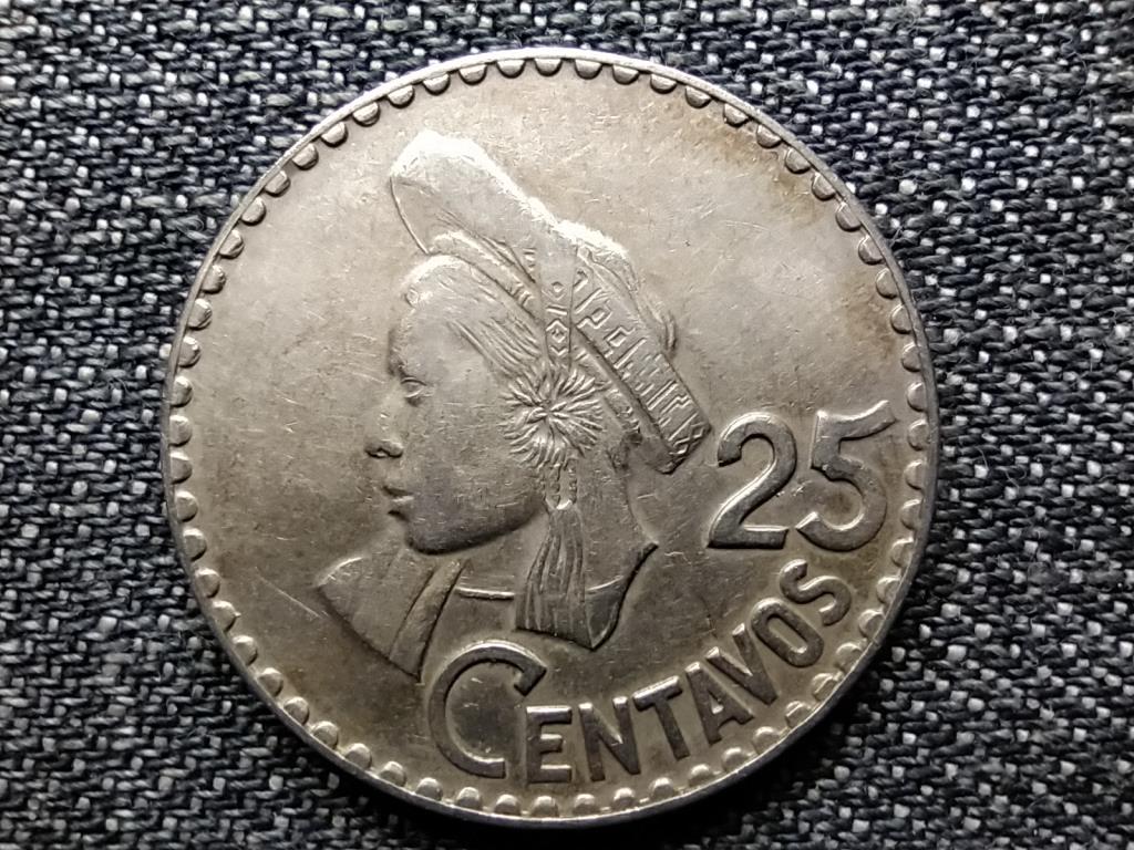 Guatemala bennsz&uuml;l&ouml;tt 25 centavo
