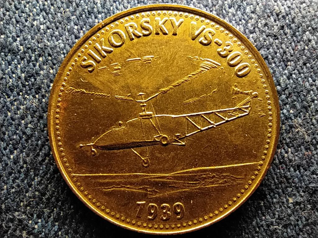 Franciaorsz&aacute;g Ember rep&uuml;l&eacute;s k&ouml;zben Sikorsky VS-300