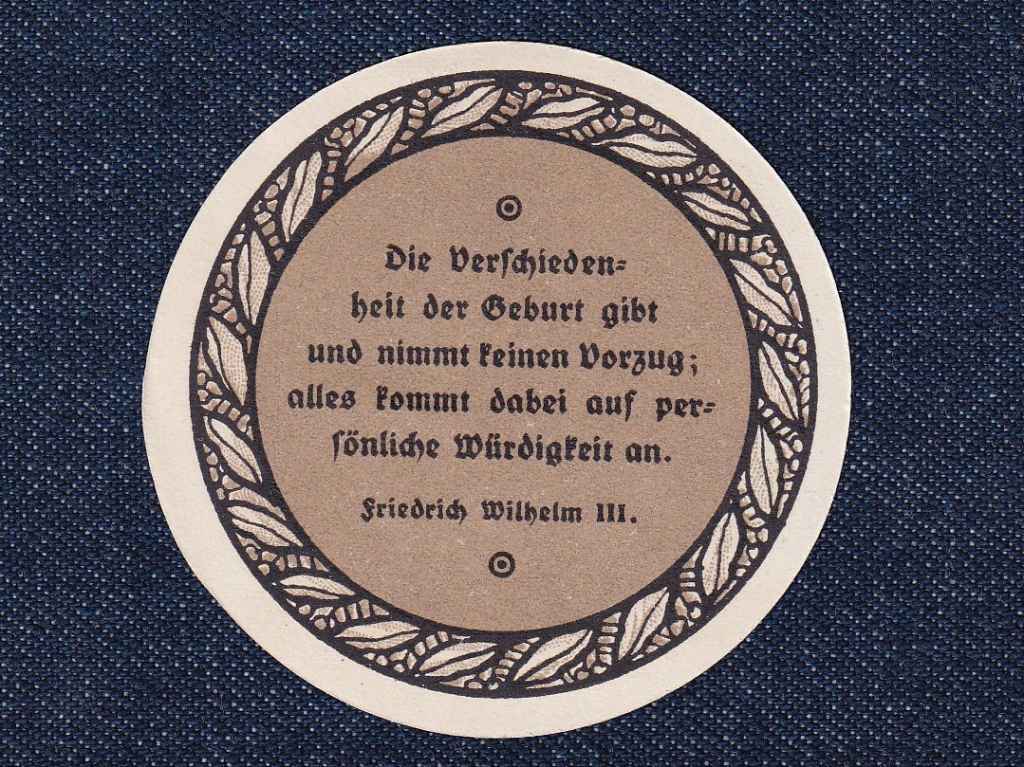 N&eacute;metorsz&aacute;g Eckartsberga k&ouml;r alak&uacute; 25 Pfennig sz&uuml;ks&eacute;gp&eacute;nz