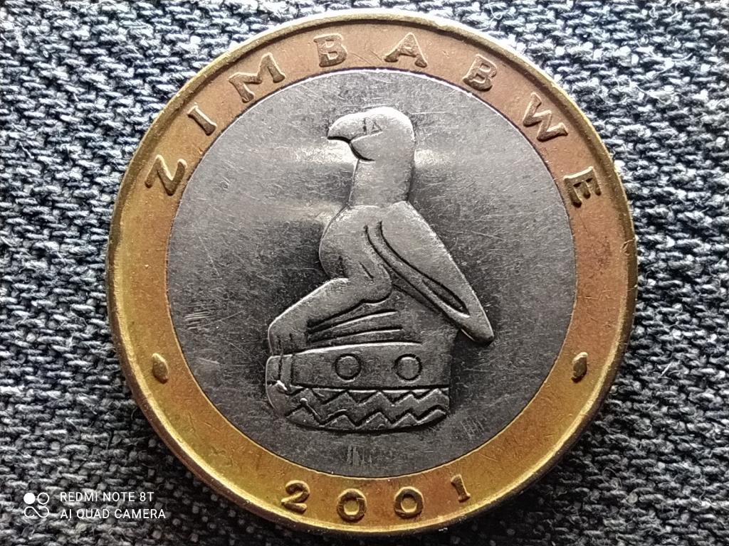 Zimbabwe rinoc&eacute;rosz 5 doll&aacute;r
