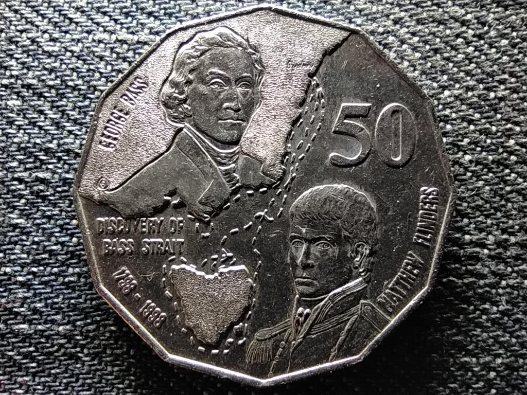 Ausztr&aacute;lia 200 &eacute;ves a Bass-szoros felfedez&eacute;se 50 Cent