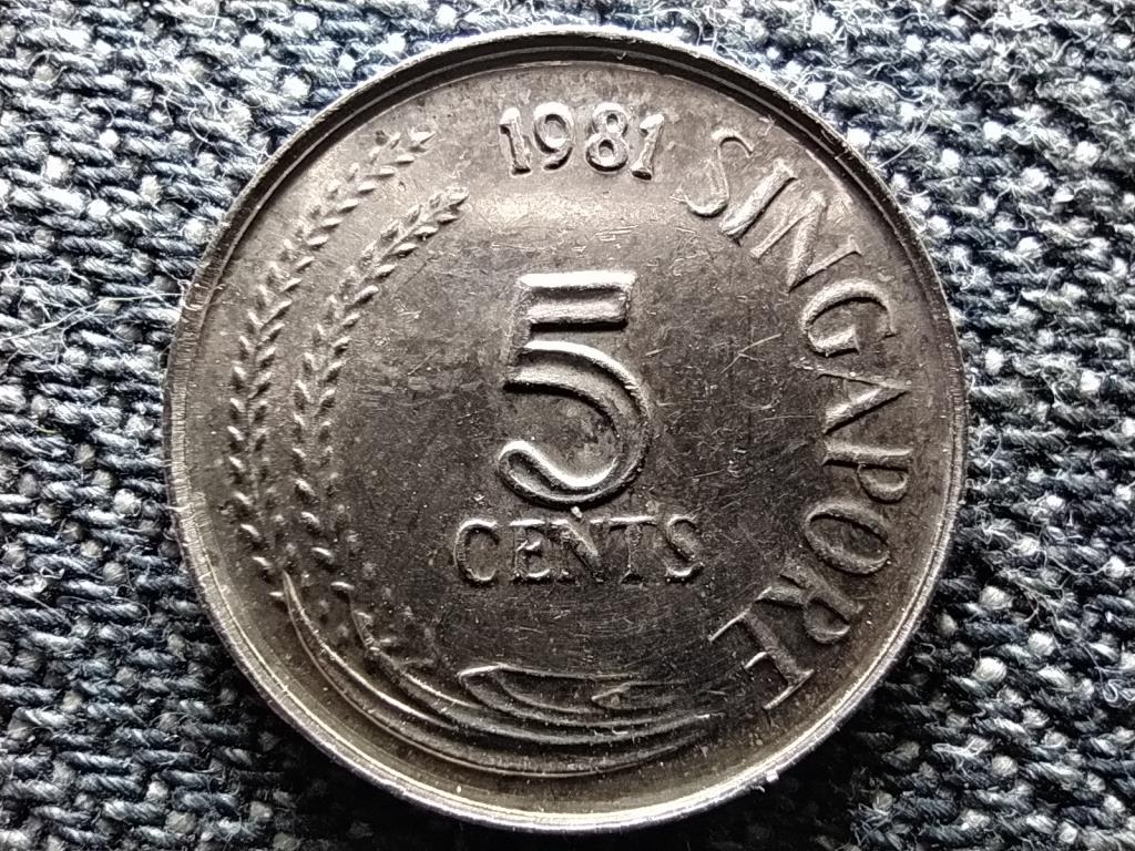 Szingap&uacute;r k&iacute;gy&oacute;mad&aacute;r m&aacute;gneses 5 cent