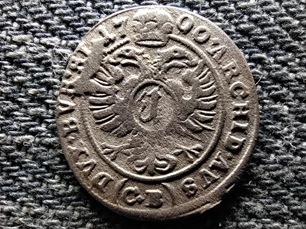 N&eacute;met-R&oacute;mai Birodalom Leopold I. cs&aacute;sz&aacute;r (1658-1705) ez&uuml;st 1 krajc&aacute;r
