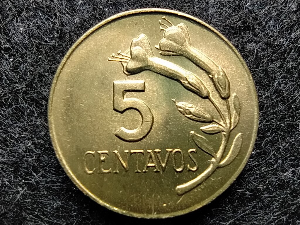 Peru k&iacute;nafa vir&aacute;g 5 centavo