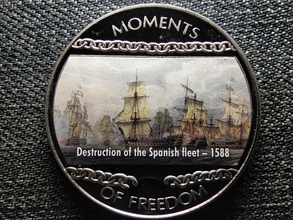 Lib&eacute;ria A szabads&aacute;g pillanatai A spanyol armada pusztul&aacute;sa - 1588 10 Doll&aacute;r
