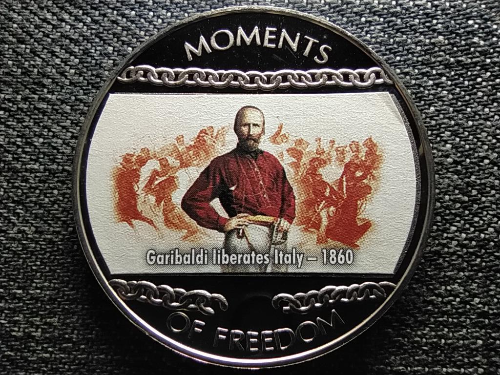 Lib&eacute;ria A szabads&aacute;g pillanatai Garibaldi forradalma Olaszorsz&aacute;g - 1860 10 Doll&aacute;r