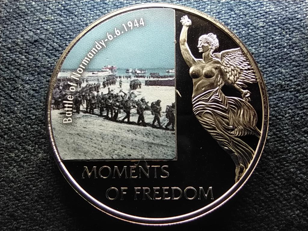 Lib&eacute;ria A szabads&aacute;g pillanatai Normandiai partrasz&aacute;ll&aacute;s - 1944.06.06. 10 Doll&aacute;r