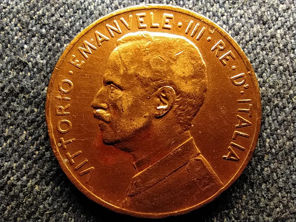 Olaszorsz&aacute;g III. Viktor Em&aacute;nuel (1900-1946) 5 Centesimi