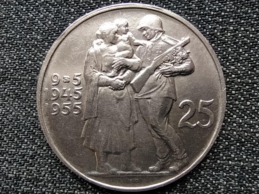 Csehszlov&aacute;kia Felszabadul&aacute;s N&eacute;metorsz&aacute;gb&oacute;l 10. &eacute;vfordul&oacute;ja .500 ez&uuml;st 25 Korona