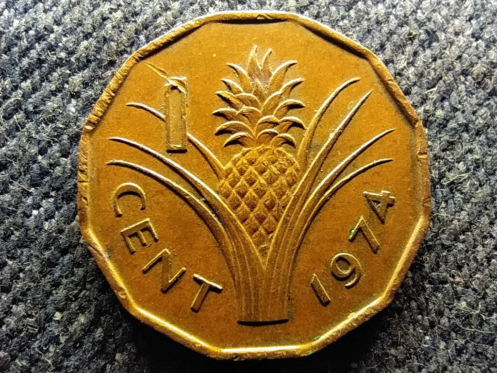 Szv&aacute;zif&ouml;ld II. Sobhuza (1968-1982) 1 cent
