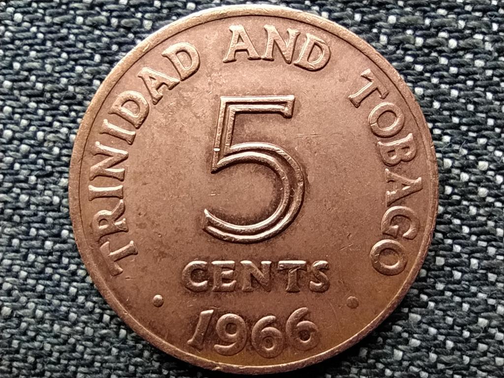 Trinidad &eacute;s Tobago II. Erzs&eacute;bet 5 cent