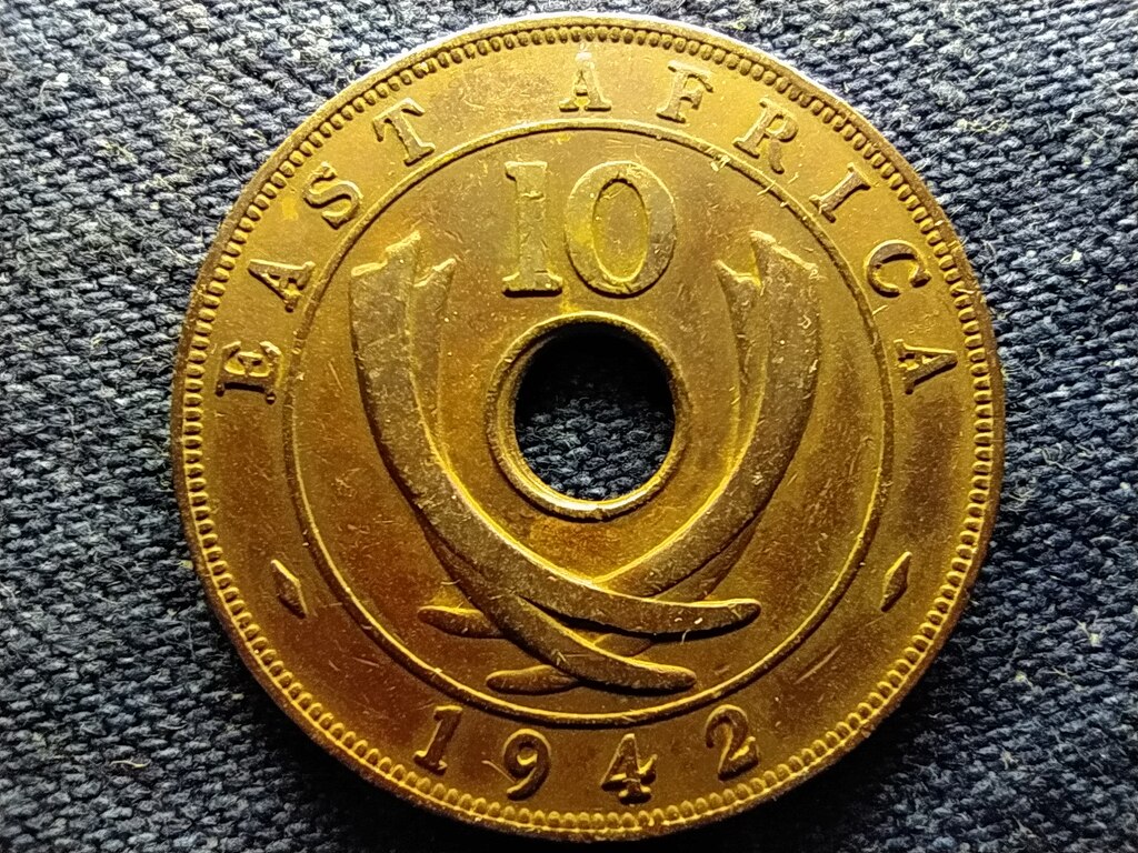Brit-Kelet-Afrika VI. Gy&ouml;rgy (1936-1952) 10 cent