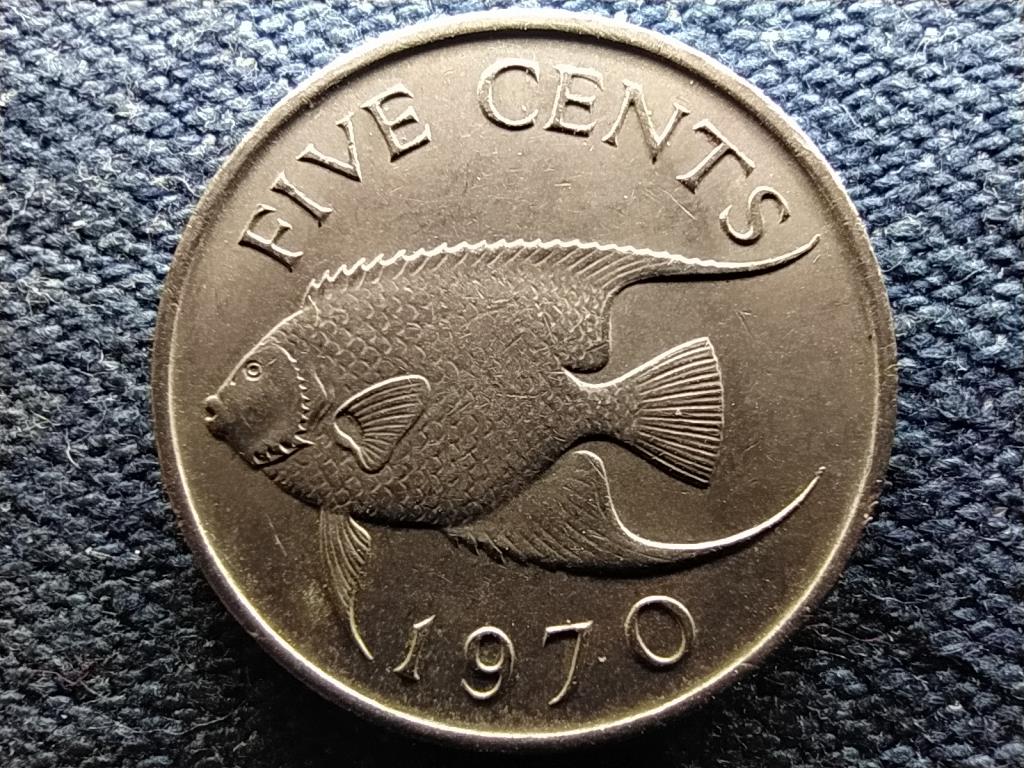 Bermuda II. Erzs&eacute;bet (1952-1961) 5 Cent
