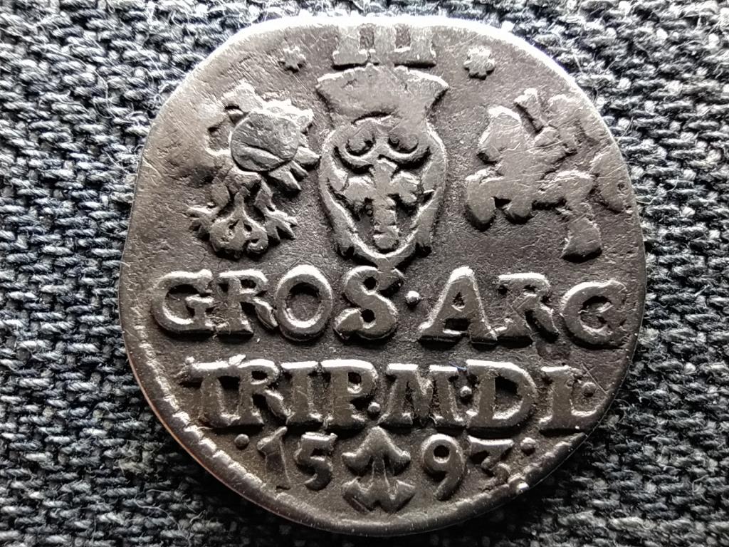 Lengyelorsz&aacute;g Lengyel-Litv&aacute;n Uni&oacute; III. Zsigmond (1587-1632) ez&uuml;st 3 groszy