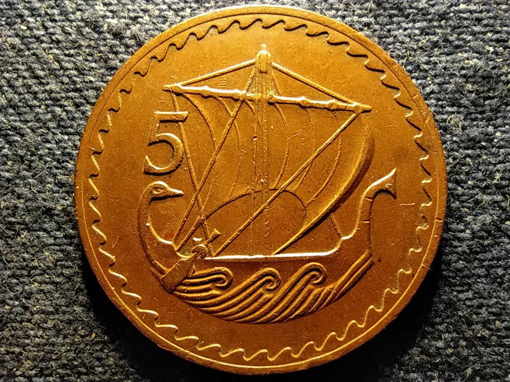 Ciprus K&ouml;zt&aacute;rsas&aacute;g (1960- ) 5 Mil